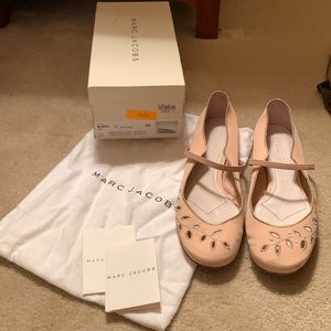 Adorable silk Marc Jacobs Ballet Flats size 39 BOX DUST BAG
